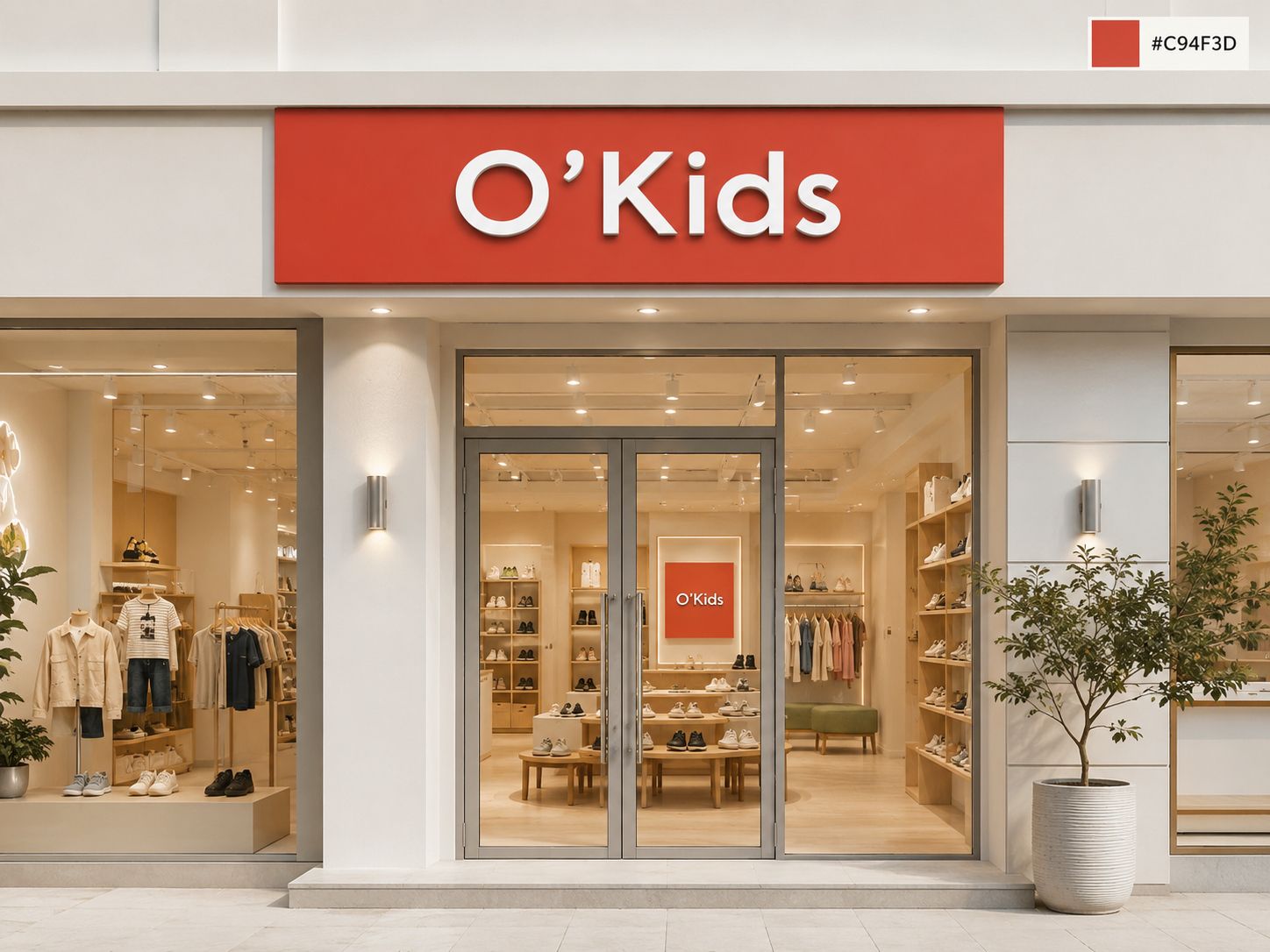 Вход в бренд-зону O'Kids